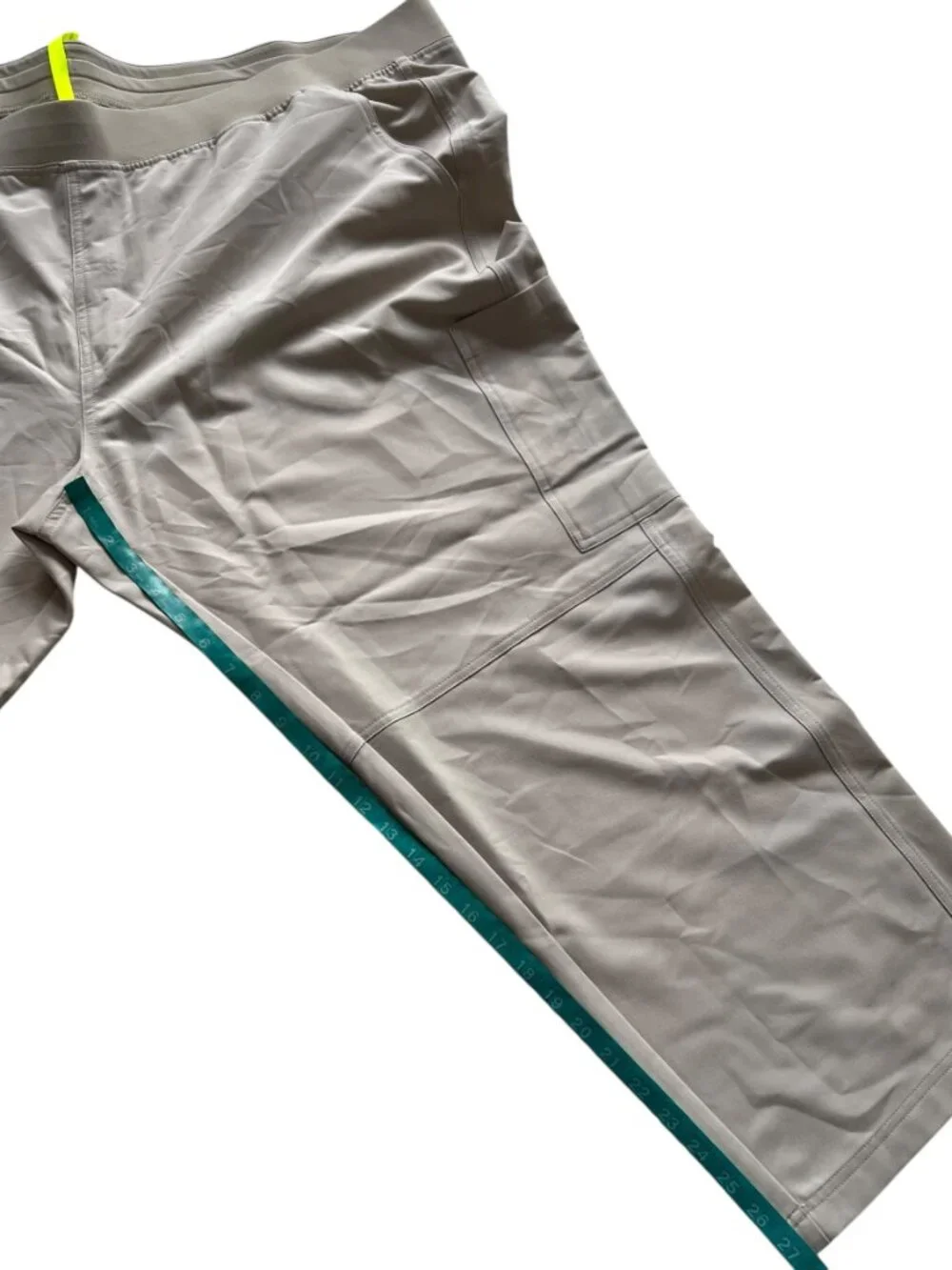 Figs Scrub pants Axim mens 6XL S short khaki beige wide elastic waist pockets